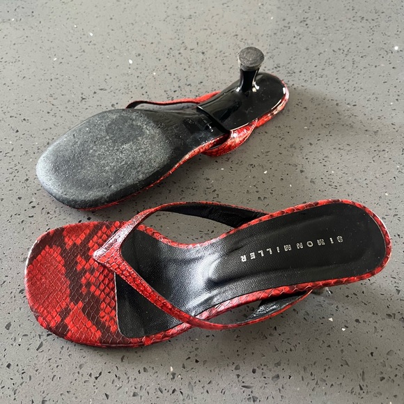 Simon Miller Red Heels Strappy Sandals